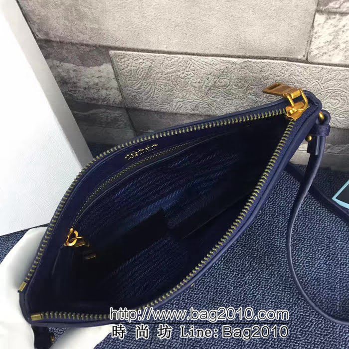 普拉達PRADA原單 PRADA 1BH050 義大利最新版 進囗頭層牛皮單肩斜跨包 PHY1300